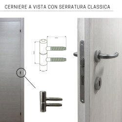 Porta Interna - Palissandro Bianco